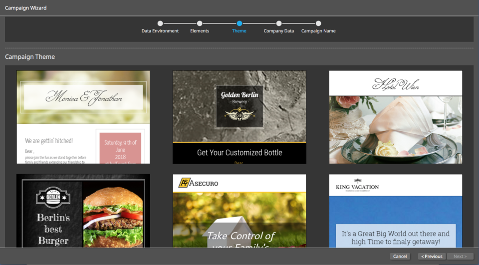 screenshot of MarketDirect Cross Media